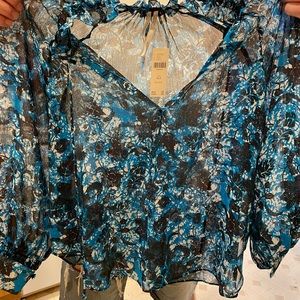 Anthropologie New with tags long sleeve blouse.